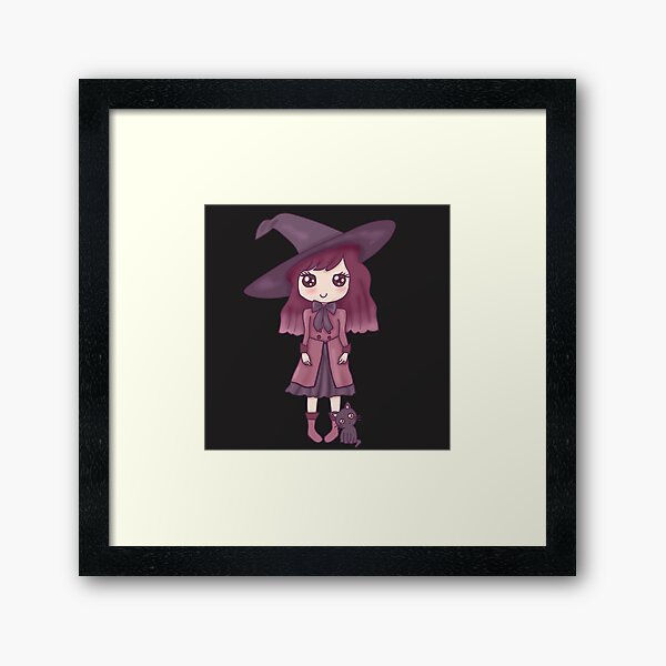 Item preview, Cute chibi witch girl  designed and sold by Becky-Marie.