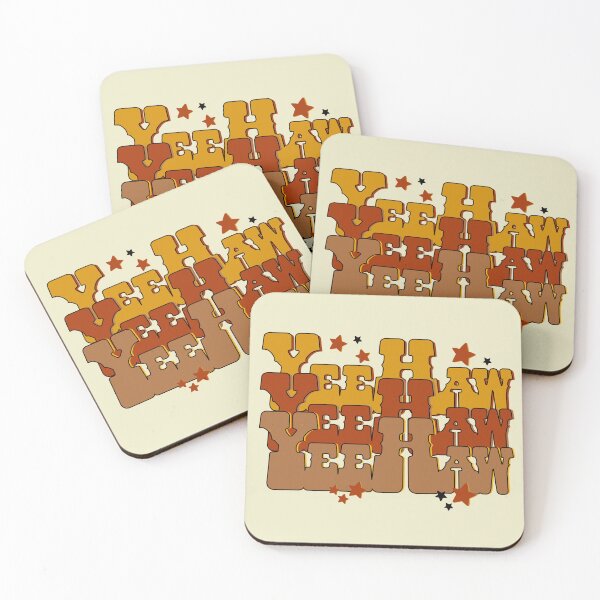Item preview, YeeHaw - Cowgirl Style Retro Design Western Colors designed and sold by handsoftime2020.