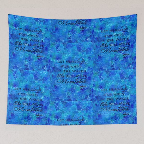 Item preview, Let Her Sleep quote with Abstract background 9817 designed and sold by mandalafractal.