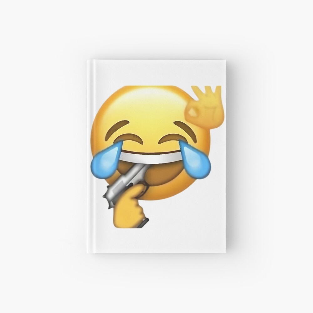 Emoji putting gun on his mouth