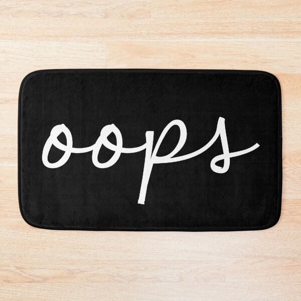 Item preview, Oops Minimal Funny Sarcastic Fancy Apology designed and sold by 622Strands.