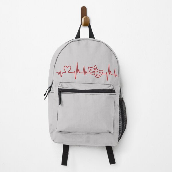 Item preview, My Heart Beats For Theatre Theater Heartbeat EKG ECG  designed and sold by ArtfulDodger9.
