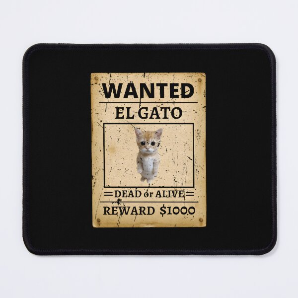 Item preview, El Gato Wanted Poster Bounty Meme Sad Crying Kitten Classic designed and sold by pjotermulpasx.