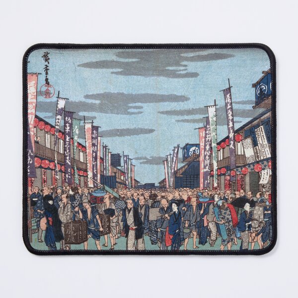 Item preview, Kabuki Theaters at Sakai-cho, 1838 by Utagawa Hiroshige designed and sold by VintageBob.