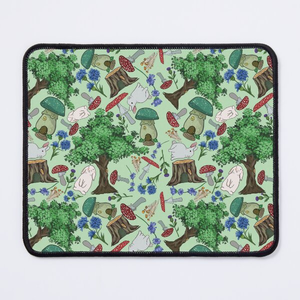 Item preview, Mushroom and Bunny Fairy Forest Pattern designed and sold by Lily Trenchard.