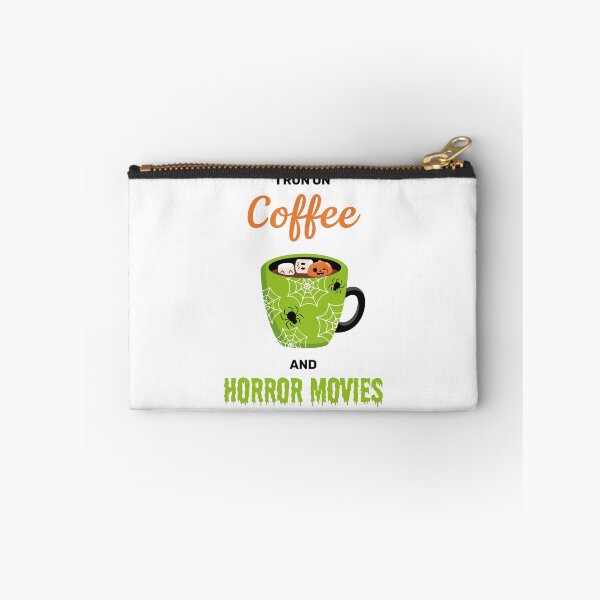 Item preview, I run on coffee and horror movies funny creepy halloween cute designed and sold by absolutdesign.
