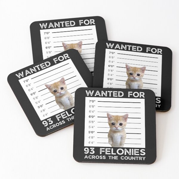 Item preview, Copy of El Gato Wanted Poster Bounty Meme Sad Crying Kitten Classic  designed and sold by pjotermulpasx.