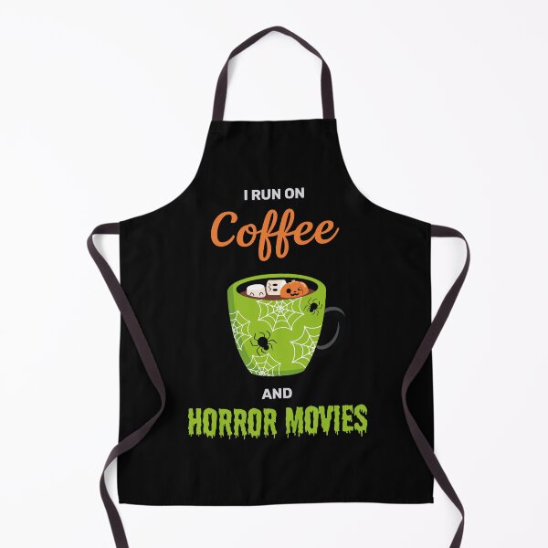 Item preview, I run on coffee and horror movies funny creepy halloween cute designed and sold by absolutdesign.