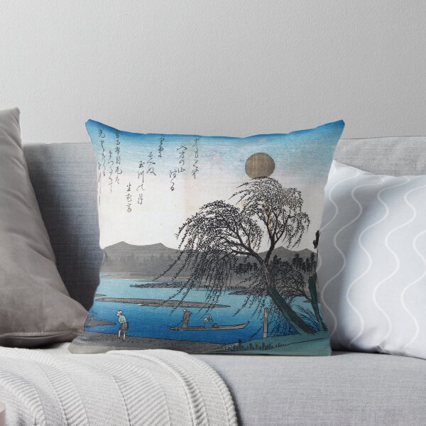 Item preview, Autumn Moon on the Tama River, 1838 by Utagawa Hiroshige designed and sold by VintageBob.