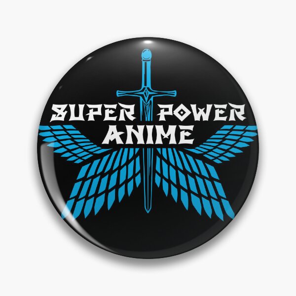 Item preview, Blue and White Sword Wings Super Power Anime designed and sold by SuperPowerAnime.