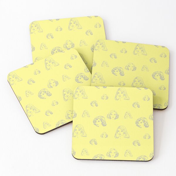 Item preview, Ladies Who Lunch in Grey and Yellow designed and sold by GollyWillikers.