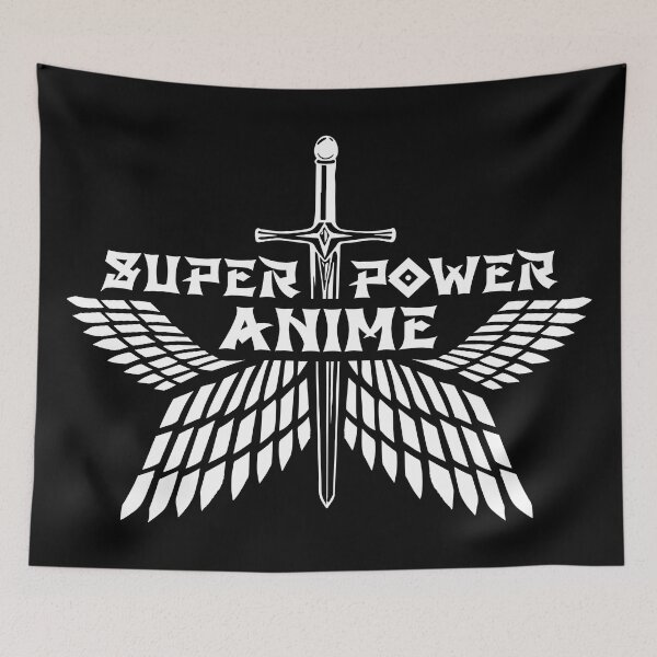 Item preview, Black and White Sword Wings Super Power Anime designed and sold by SuperPowerAnime.