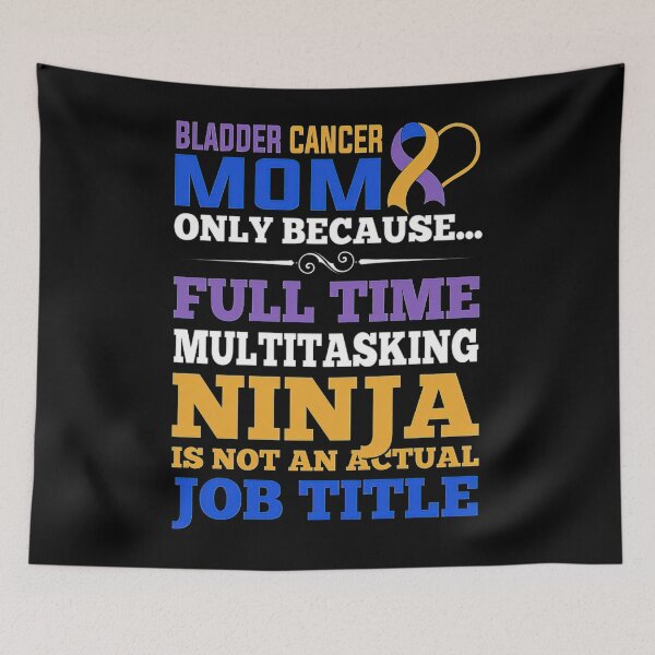 Item preview, Bladder Cancer Awareness Mom Only Because Full Time designed and sold by JamesGilmore40.