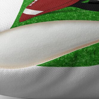 Alternate view of Football Helmet with Football Throw Pillow