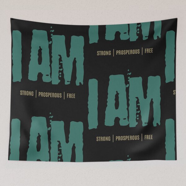 Item preview, I Am! Strong. Prosperous. Free. designed and sold by cidolopez.
