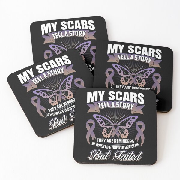 Item preview, Bladder Cancer Awareness My Scars Tell a Story designed and sold by JamesGilmore40.