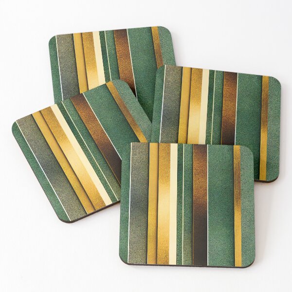 Item preview, Golden Green Leather designed and sold by AnuGoldPrints.