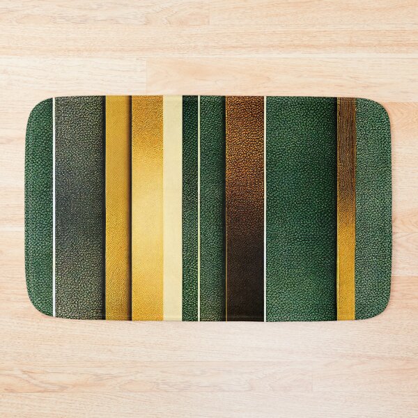 Item preview, Golden Green Leather designed and sold by AnuGoldPrints.