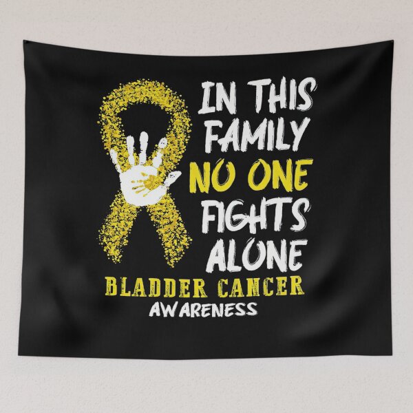 Item preview, Bladder Cancer Awareness No One Fights Alone - Faith Hope Love designed and sold by JamesGilmore40.