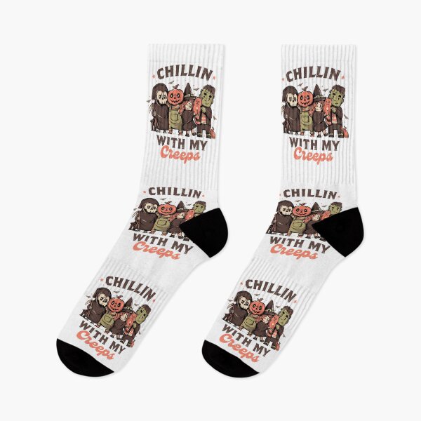 Item preview, Chilling With My Creeps - Cute Funny Evil Halloween Gift designed and sold by EduEly.