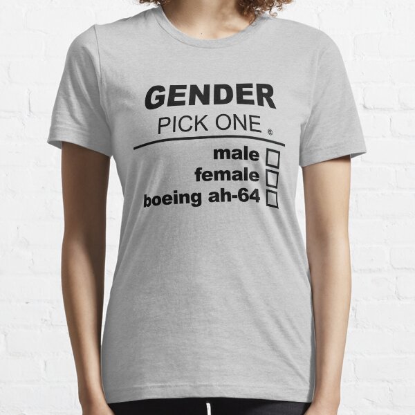 gender boeing ah-64 Essential T-Shirt