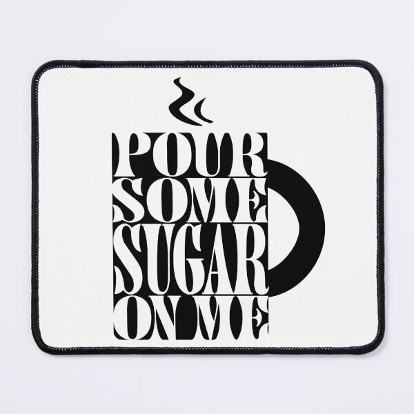 Item preview, Coffee With Sugar Funny Black and White designed and sold by Swaygo.