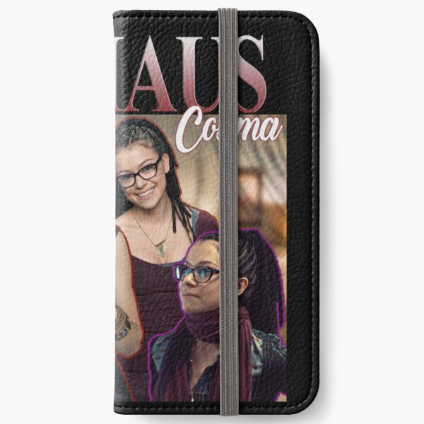 Cosima Niehaus (Leda Clones) Retro Homage Design iPhone Wallet