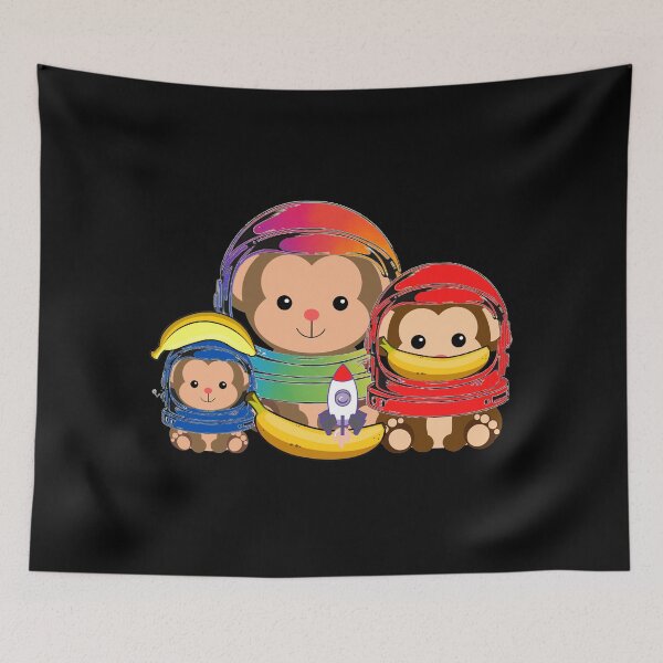 Item preview, Space monkey designed and sold by leong732.