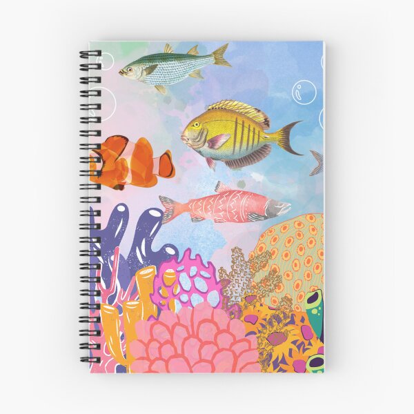 Item preview, Watercolor coral reef and fish designed and sold by Alex-artz.