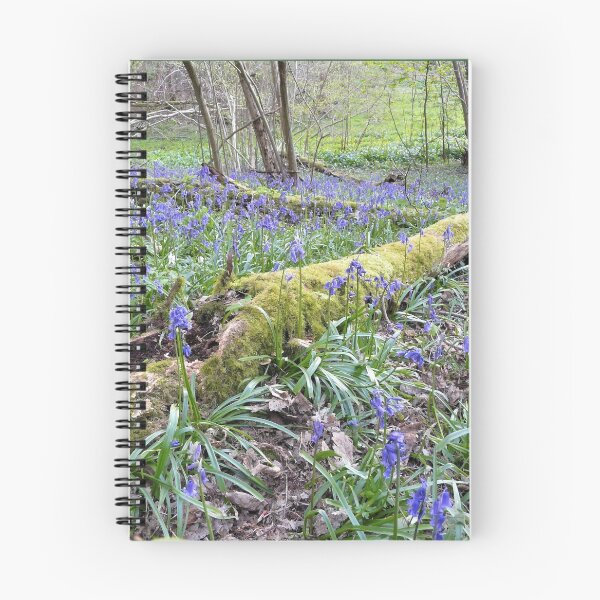 Item preview, Moss logs and bluebells designed and sold by Sharon Hayward.