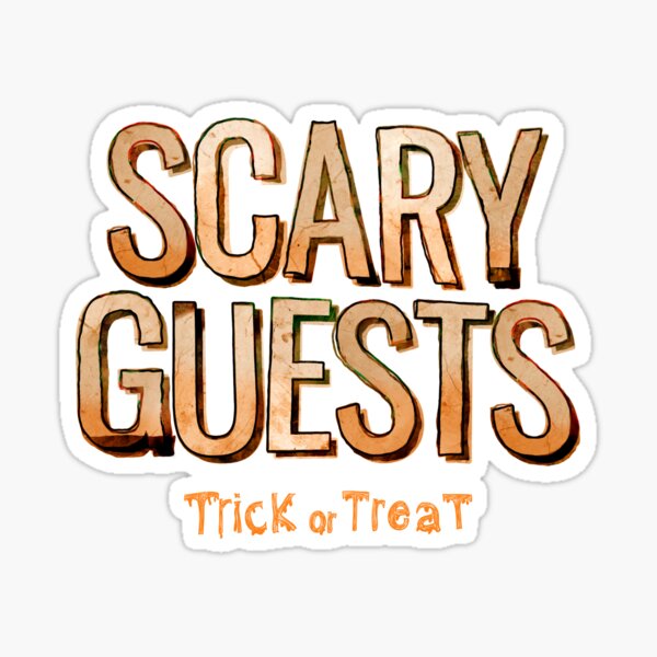 Item preview, Scary Guest Trick Or Treat designed and sold by Wehavefun.