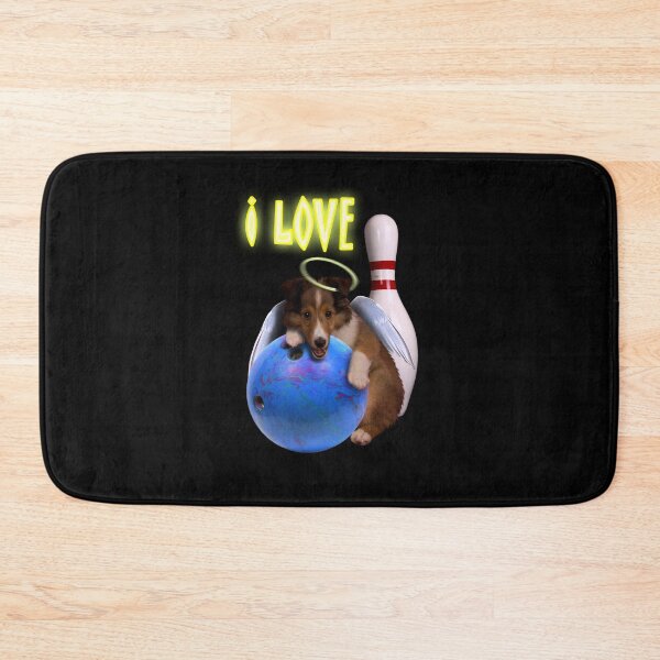 Item preview, I Love Bowling With Angel Shelties designed and sold by jkartlife.
