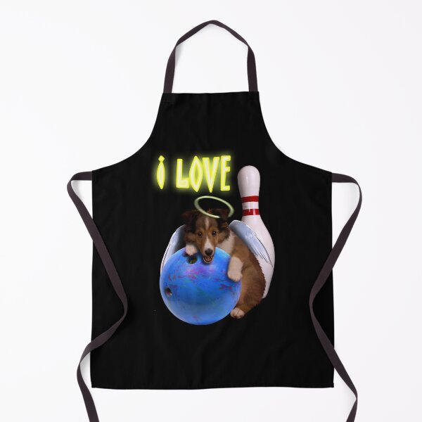 Item preview, I Love Bowling With Angel Shelties designed and sold by jkartlife.