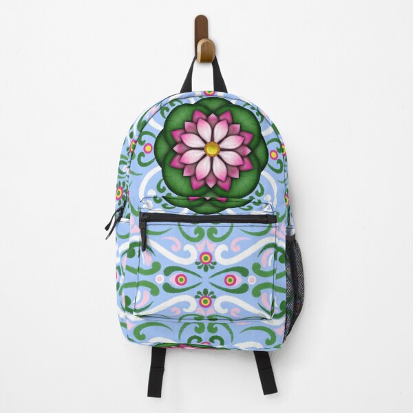 Item preview, Pink lotus flower mandala designed and sold by Milamara.