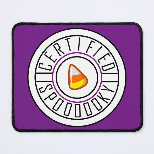 Item preview, Purple Belt Certified Spooky Candy Corn Badge  designed and sold by GoobyCloud.