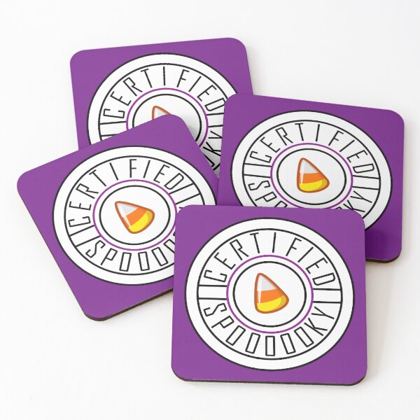 Item preview, Purple Belt Certified Spooky Candy Corn Badge  designed and sold by GoobyCloud.