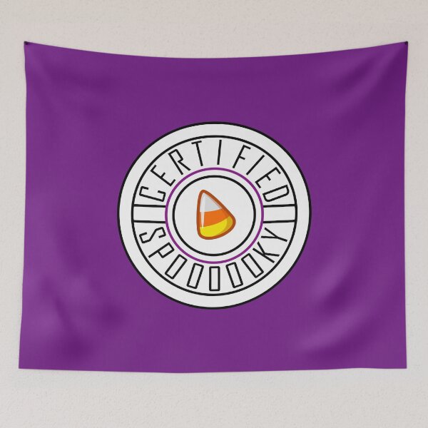 Item preview, Purple Belt Certified Spooky Candy Corn Badge  designed and sold by GoobyCloud.