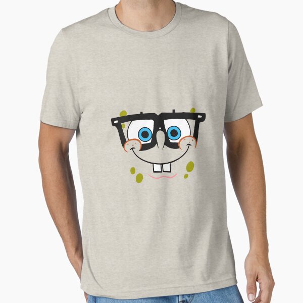 Vista previa del artículo con la obra «SpongeBob Squarepants - Geek Face», diseñado y vendido por phunknomenon.