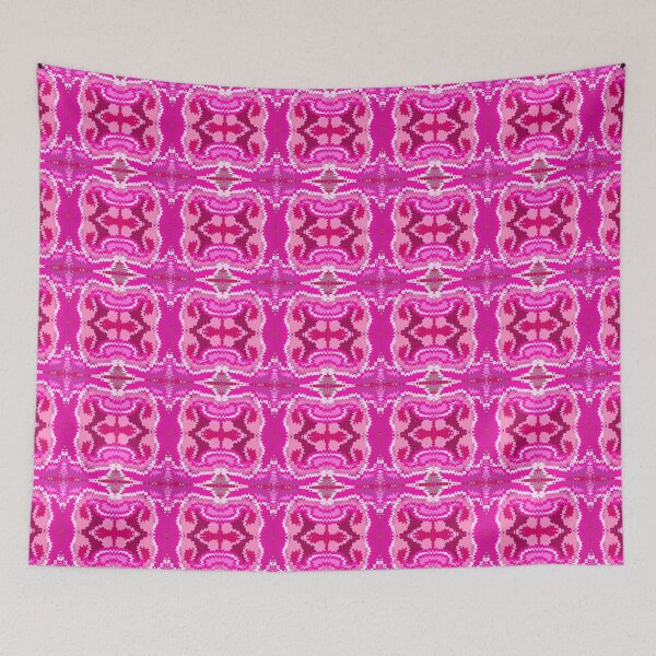 Item preview, Pink Painted Organic Forms Pattern designed and sold by NinniSilver.