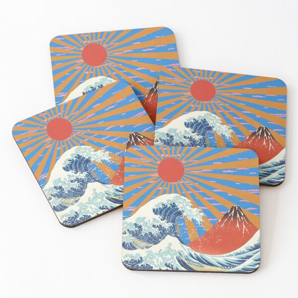 Item preview, Kanagawa's great wave and mountain fuji designed and sold by shaniagorczany.