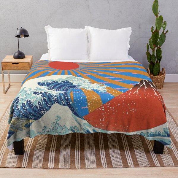 Item preview, Kanagawa's great wave and mountain fuji designed and sold by shaniagorczany.