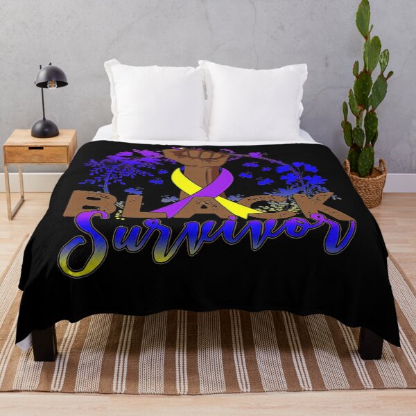 Item preview, Bladder Cancer Awareness Black Survivor Gift designed and sold by TerrellOneal.