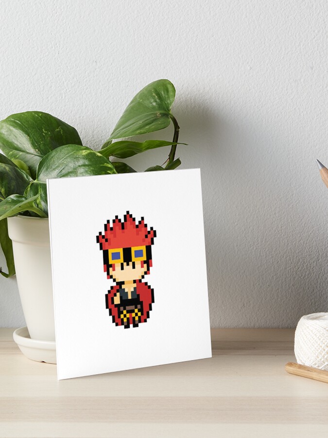 One Piece Eustass Kid Pixel Art Sticker for Sale by kobmamba