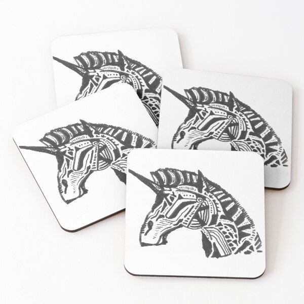 Item preview, Patterned Unicorn Warrior Art designed and sold by HeartonSleeves.
