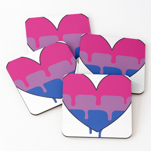 Item preview, Gender Fluid Bi Heart designed and sold by allycatblu.