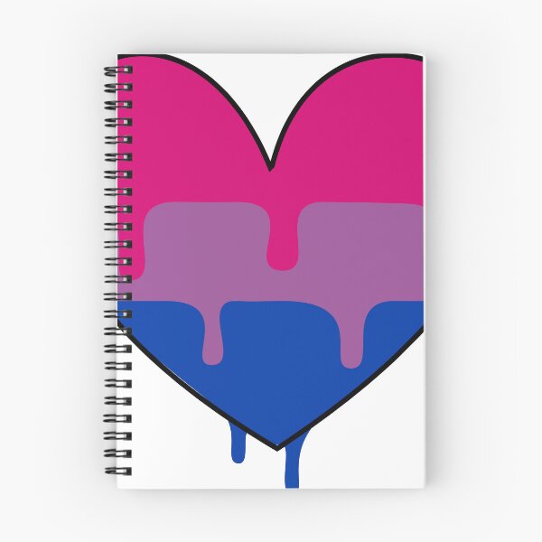 Item preview, Gender Fluid Bi Heart designed and sold by allycatblu.