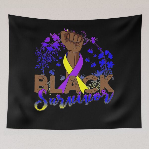 Item preview, Bladder Cancer Awareness Black Survivor Gift designed and sold by TerrellOneal.
