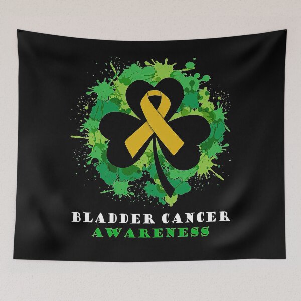 Item preview, Bladder Cancer Awareness Ribbon Shamrock Saint Patrick's Day Happy Holiday designed and sold by JamesGilmore40.