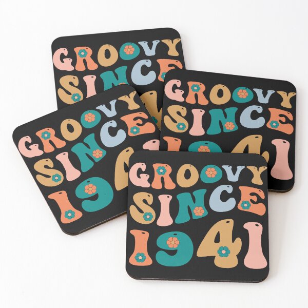 Item preview, Groovy Since 1941 | 81th Birthday | Retro Groovy Birthday designed and sold by AMINE  ★★★★★.