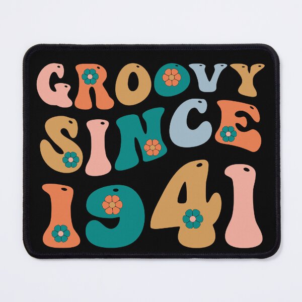 Item preview, Groovy Since 1941 | 81th Birthday | Retro Groovy Birthday designed and sold by AMINE  ★★★★★.